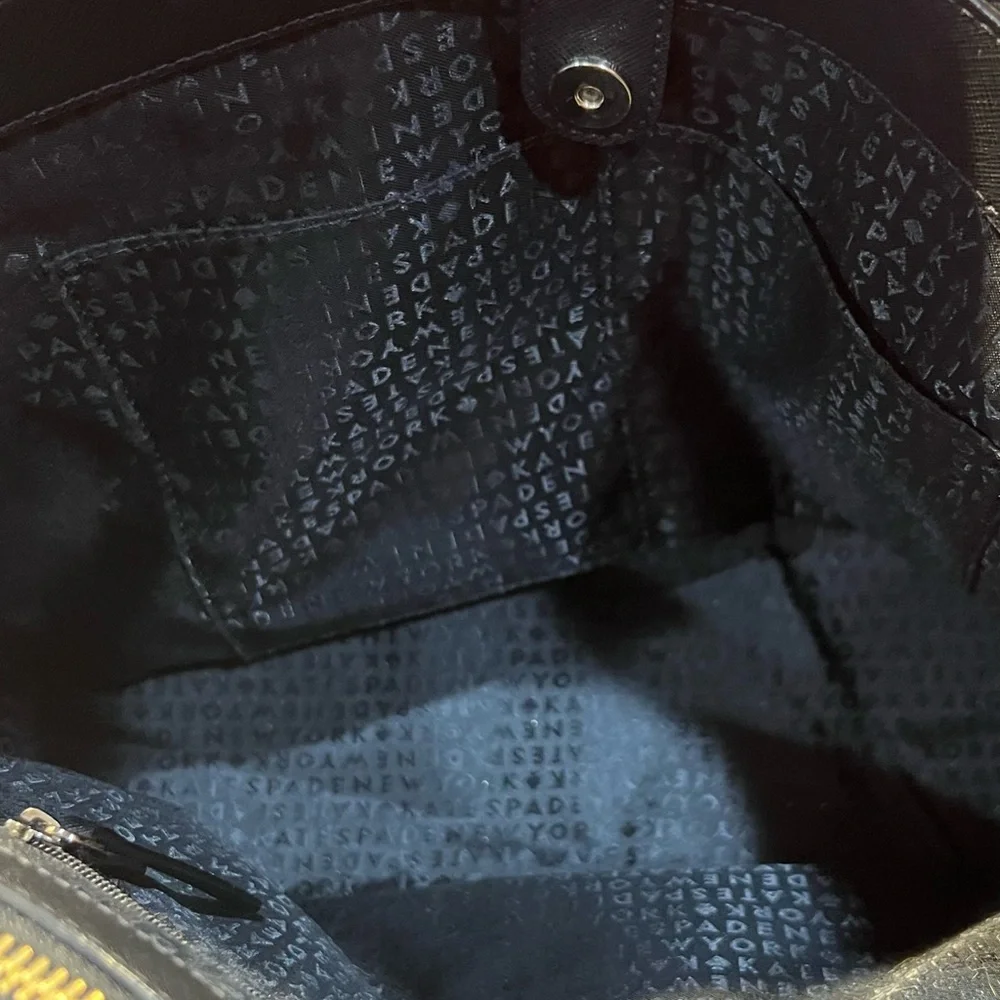 Kate Spade Black Shoulder Bag with Structured Design - Picture 8 of 13